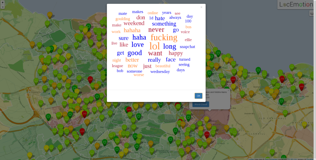 LocEmotion Twitter word cloud